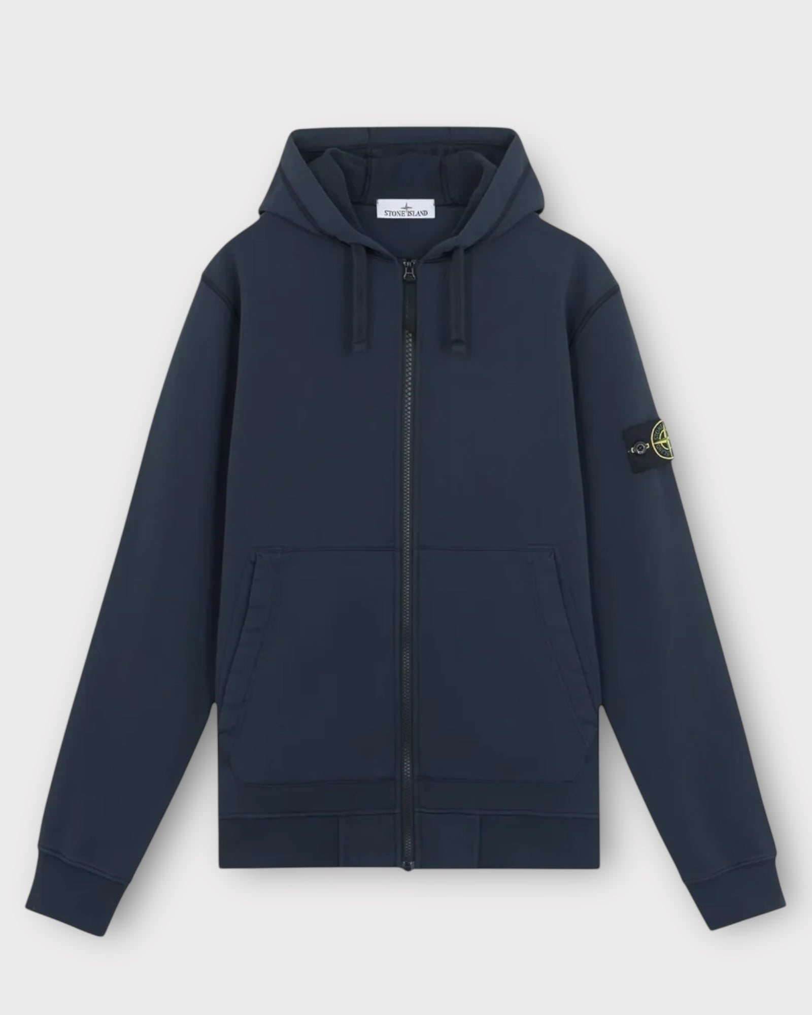 Zip Up Thick Badge Hoodie