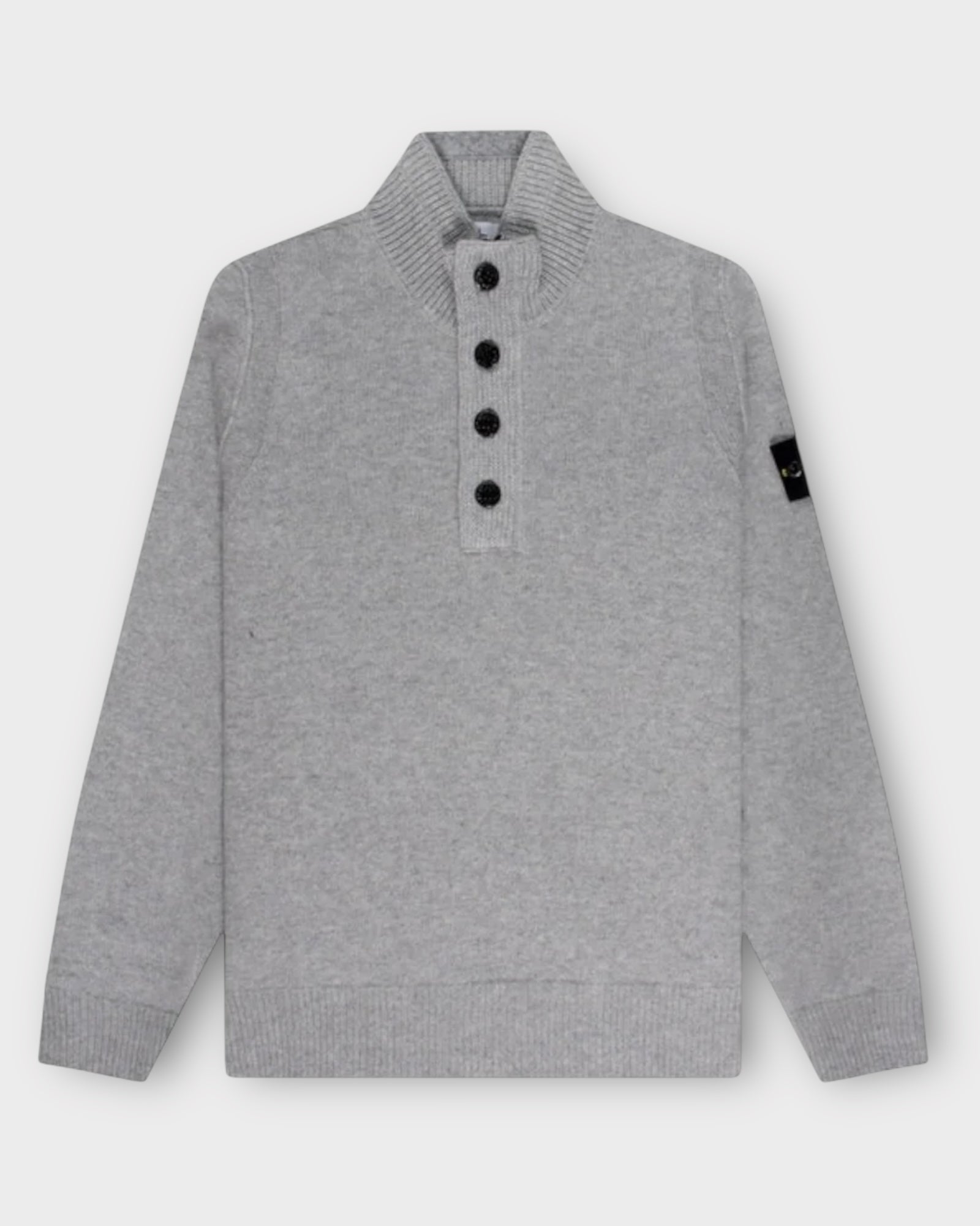 Quarter Button Knit Jumper