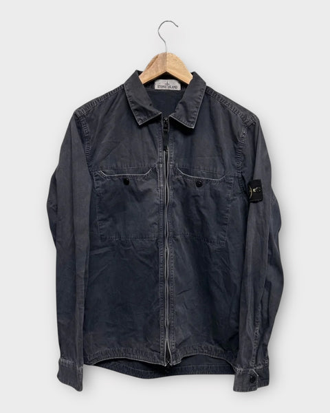 Garment Dyed Double Pocket Overshirt