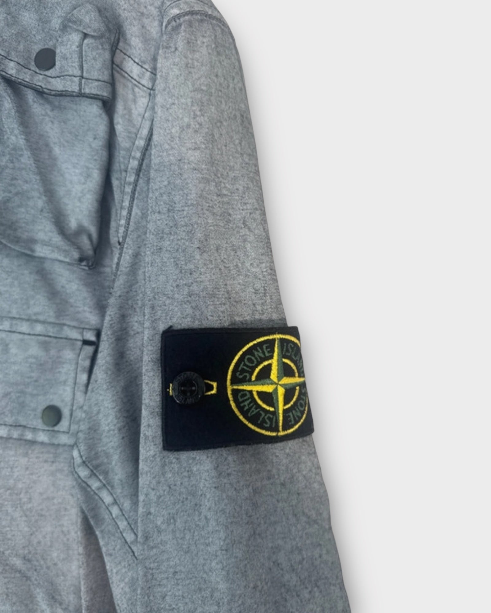 Multi Pocket Canvas Placcato Cargo Jacket