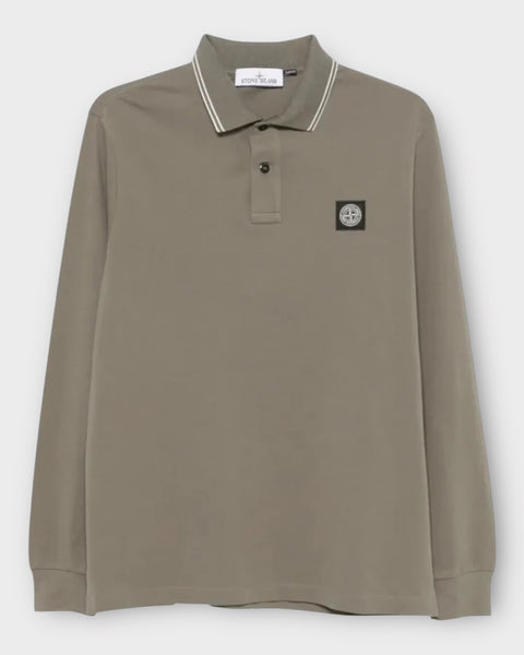 Long Sleeve Patch Logo Polo
