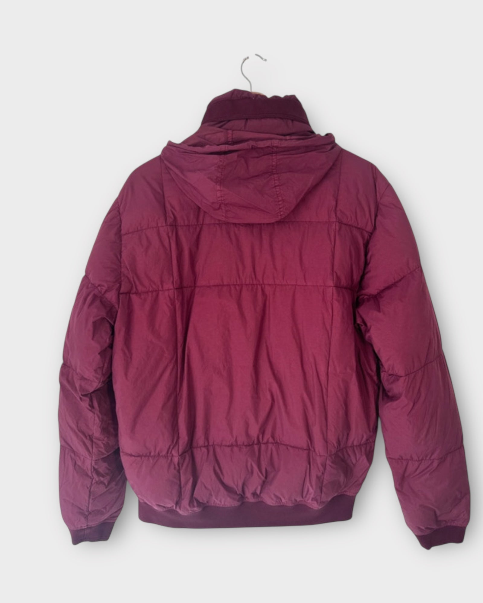 Garment Dyed Crinkle Down Puffer Coat
