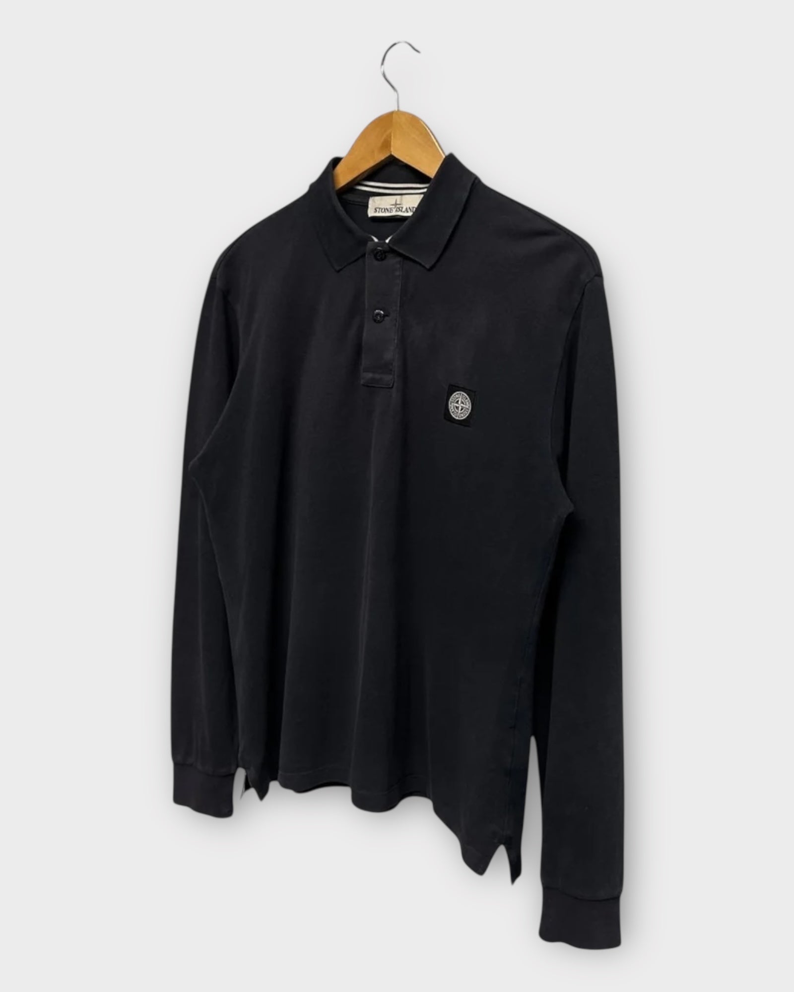 Patch Logo Long Sleeve Polo