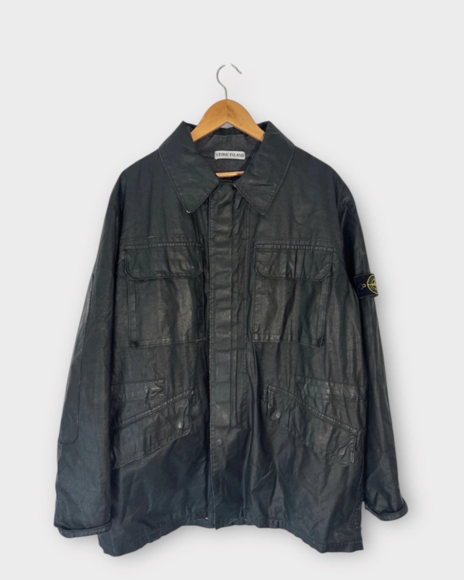 1999 Vintage Duel Layer Dutch Rope Liner Green Edge Jacket