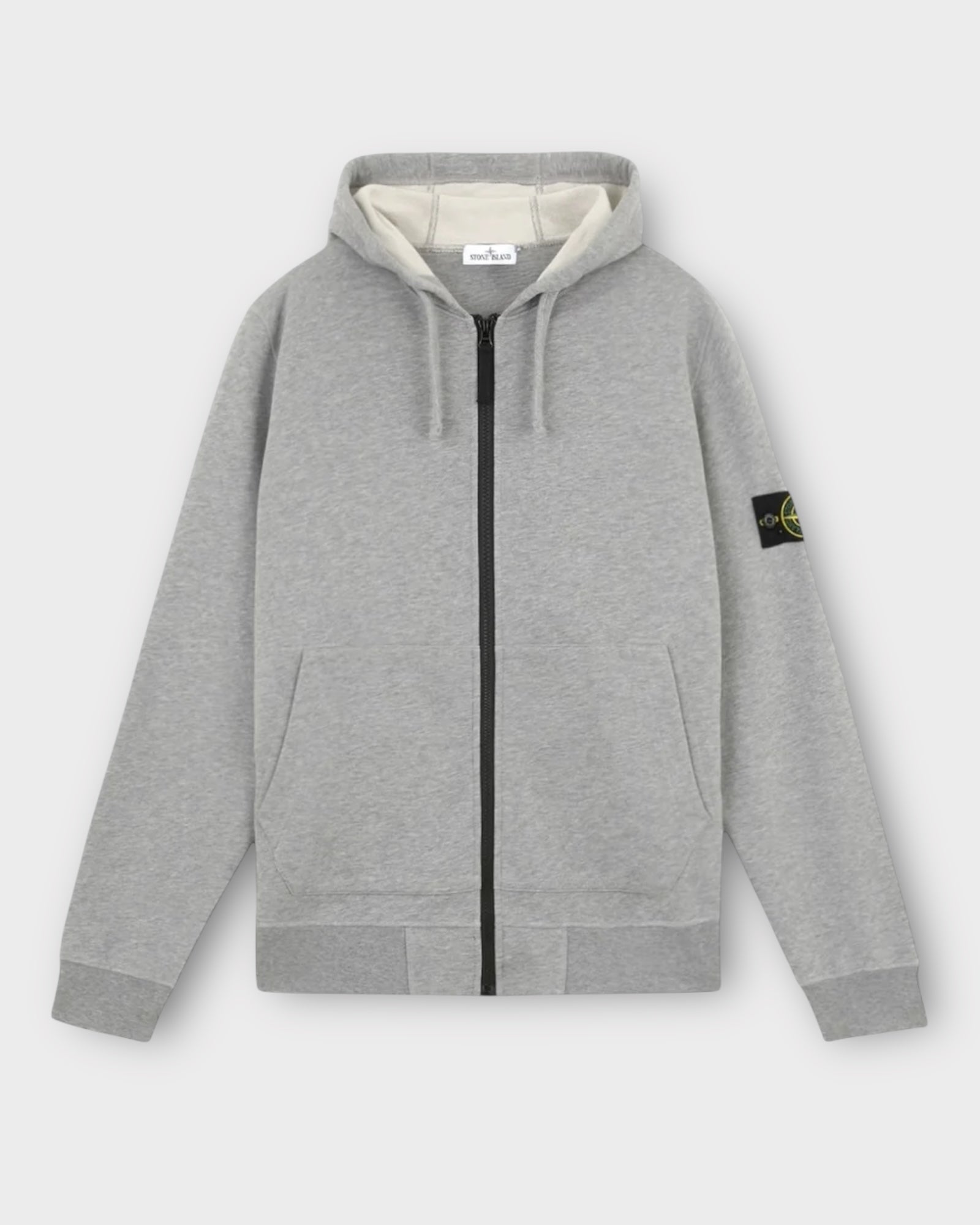 Zip Up Thick Badge Hoodie
