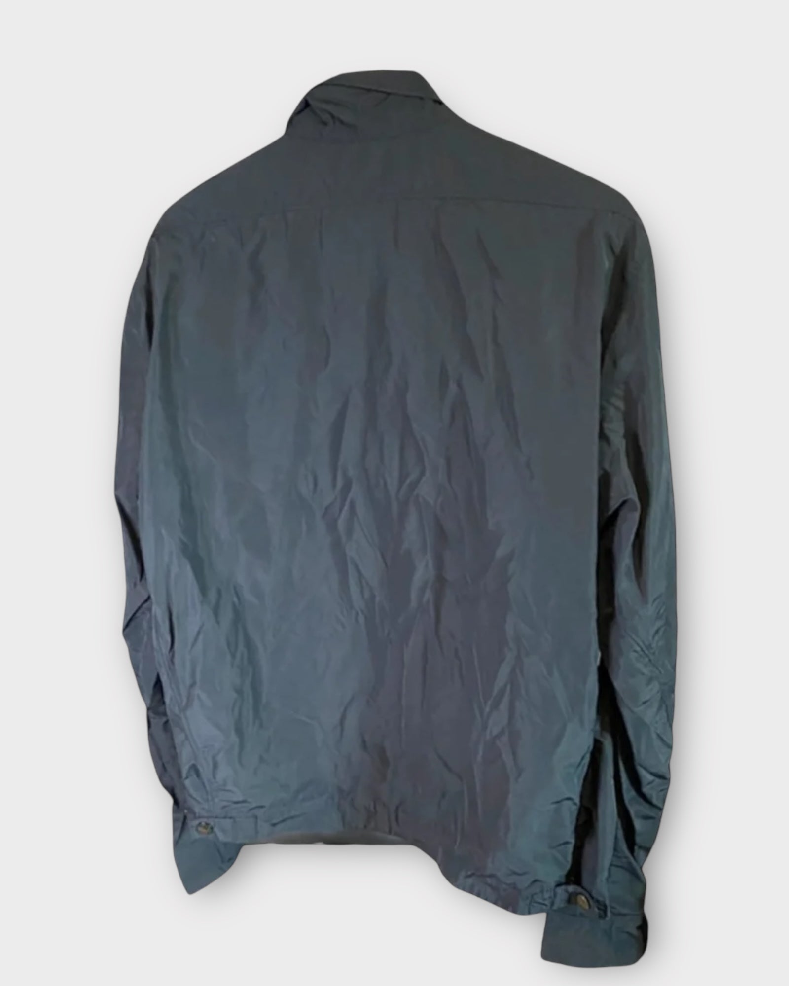 Single Pocket Full Zip Badge Overshirt