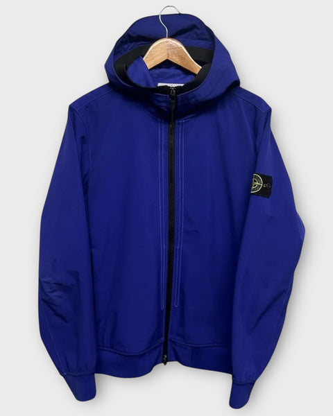 Soft Shell Zip Up Badge Jacket