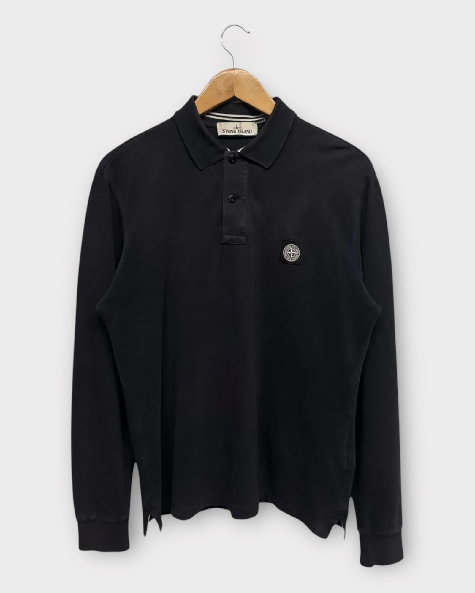 Patch Logo Long Sleeve Polo