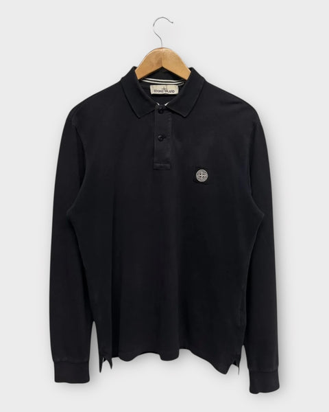 Patch Logo Long Sleeve Polo