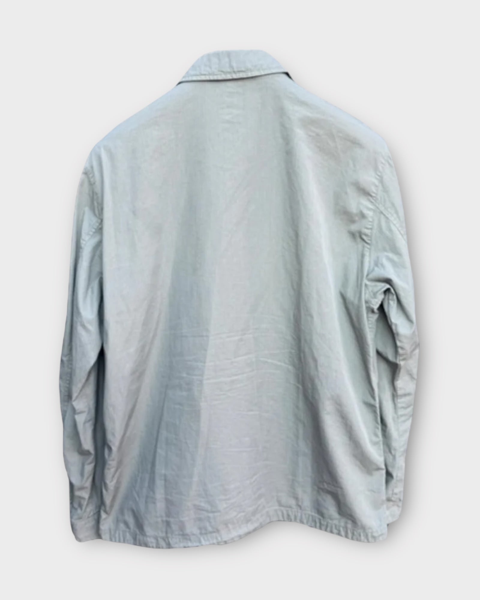 Cross Zip Badge Overshirt