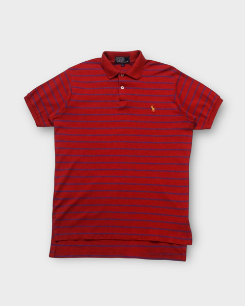 Short Sleeve Classic Fit Striped Polo