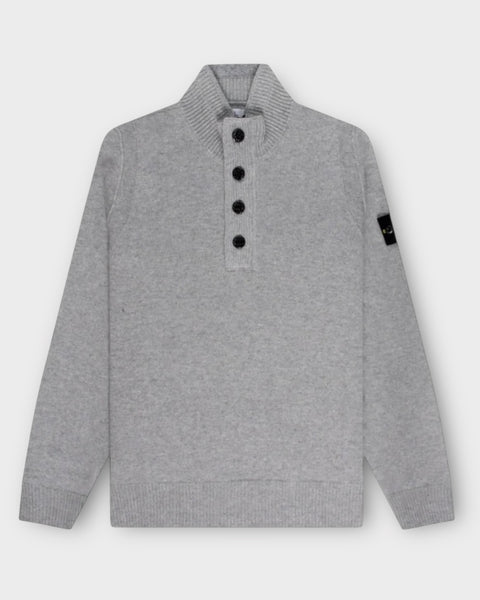 Quarter Button Knit Jumper