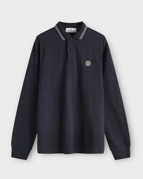 Long Sleeve Patch Logo Polo