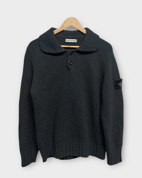 Knit Pullover Badge Jumper