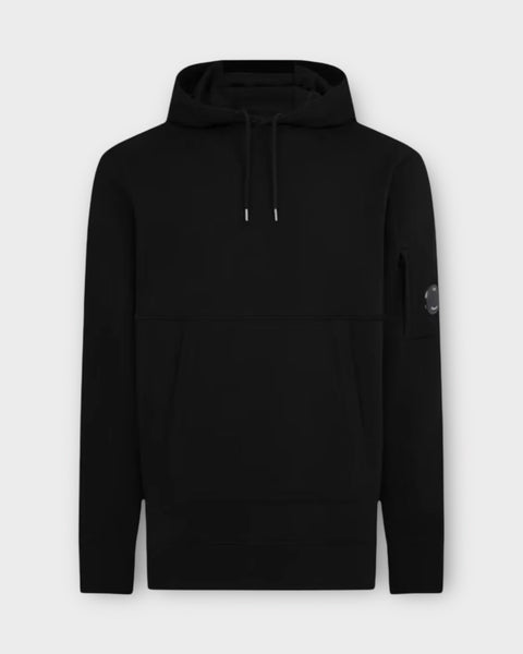 Drawstring Pullover Hoodie With Micro Lens
