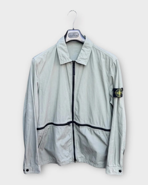 Cross Zip Badge Overshirt