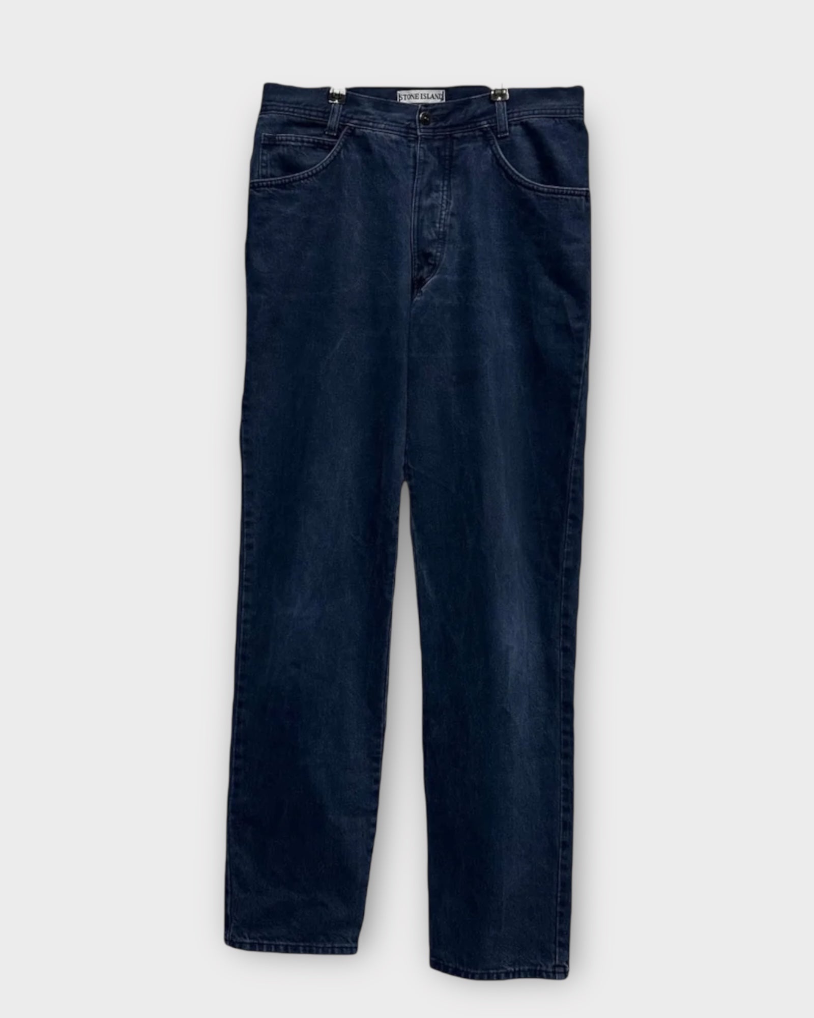 Green Edge Patch Logo Jeans