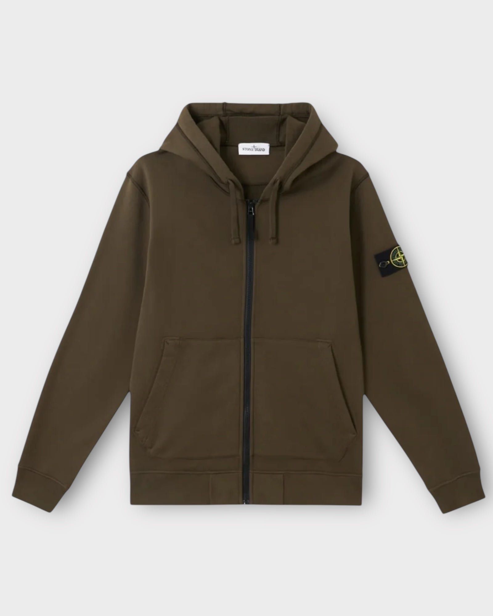 Zip Up Thick Badge Hoodie