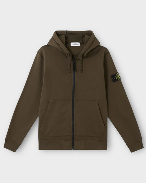 Zip Up Thick Badge Hoodie