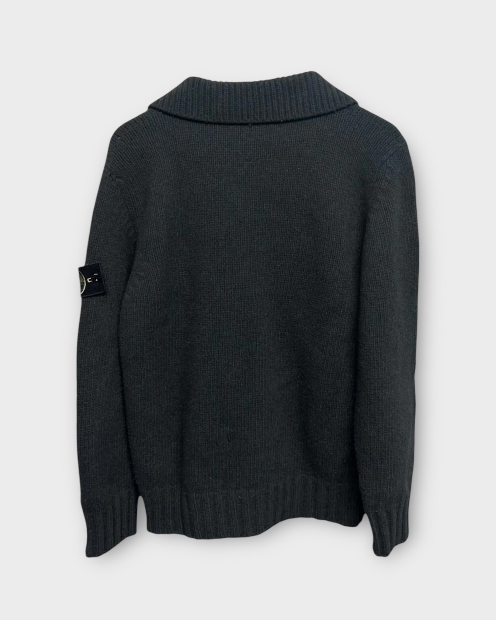 Knit Pullover Badge Jumper