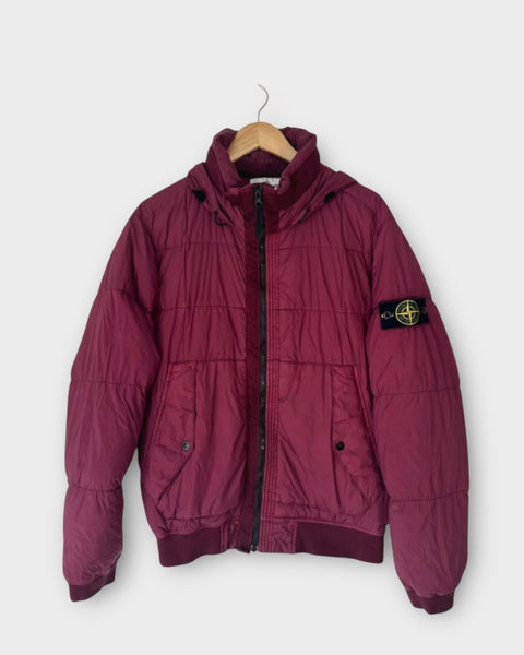 Garment Dyed Crinkle Down Puffer Coat
