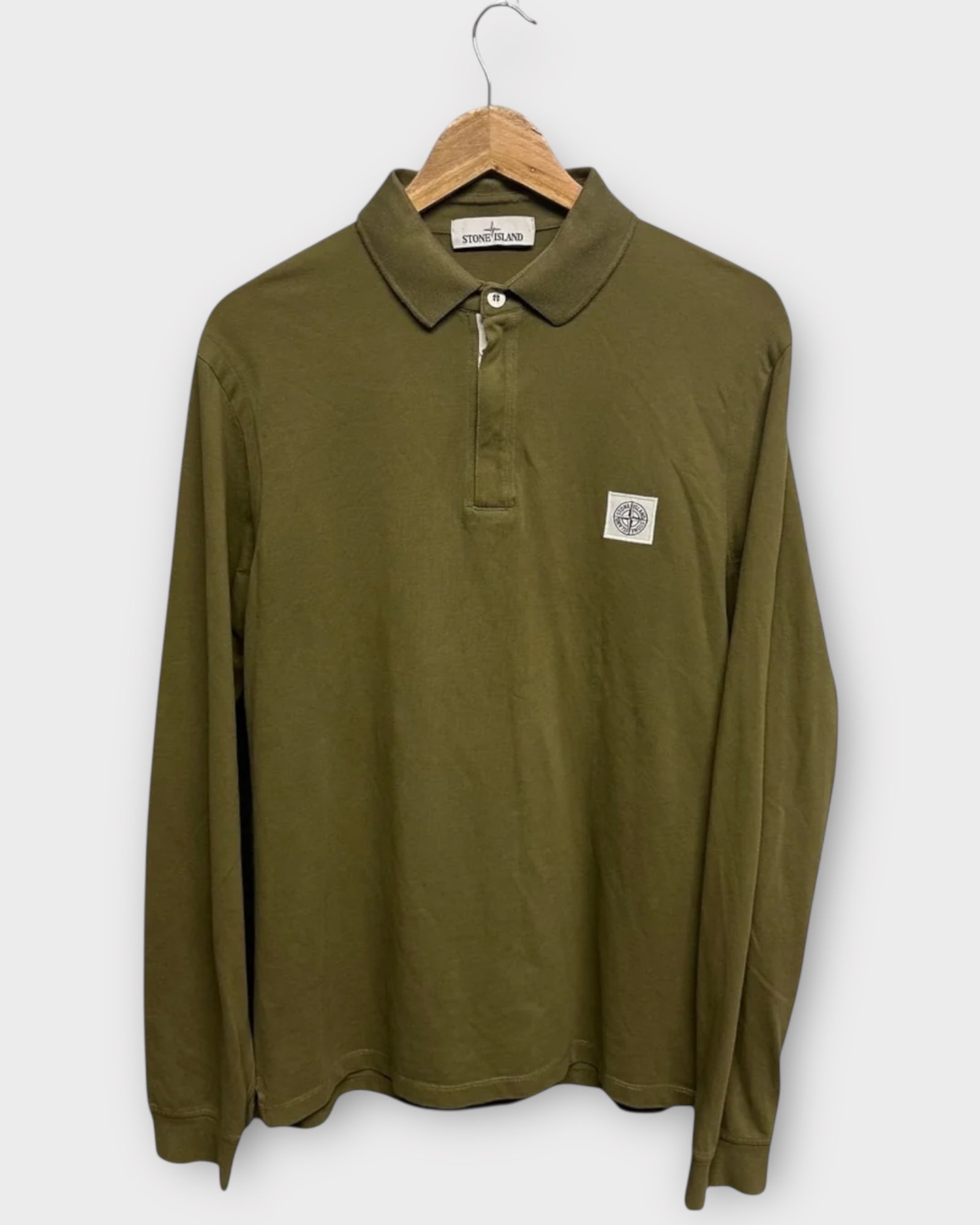 Long Sleeve Patch Logo Polo