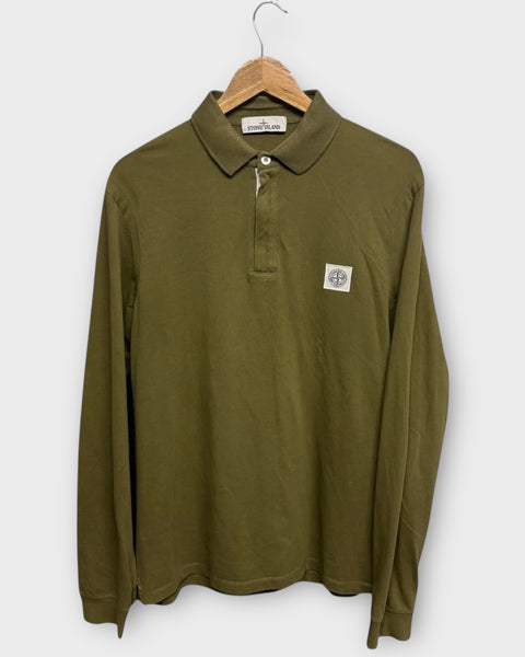 Long Sleeve Patch Logo Polo