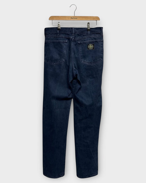 Green Edge Patch Logo Jeans