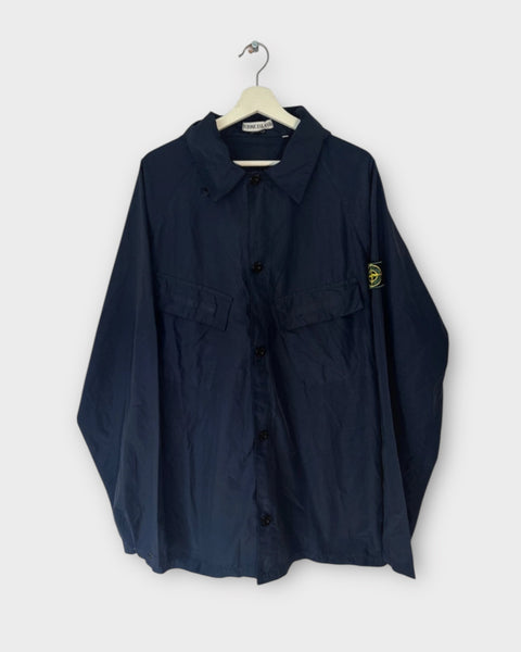 Vintage 1998 Green Edge Badge Overshirt With Detatchable Hood