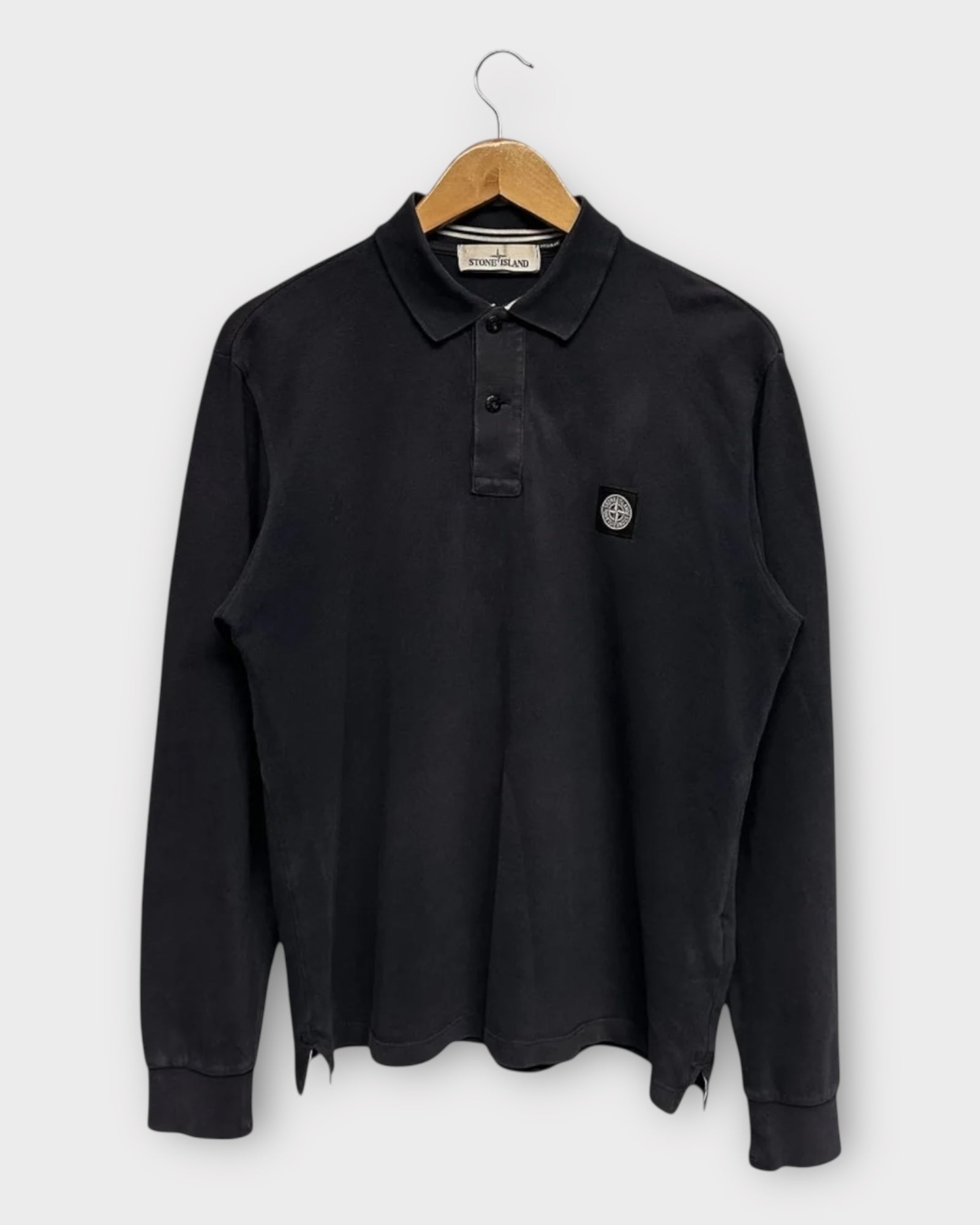 Patch Logo Long Sleeve Polo