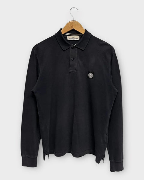Patch Logo Long Sleeve Polo