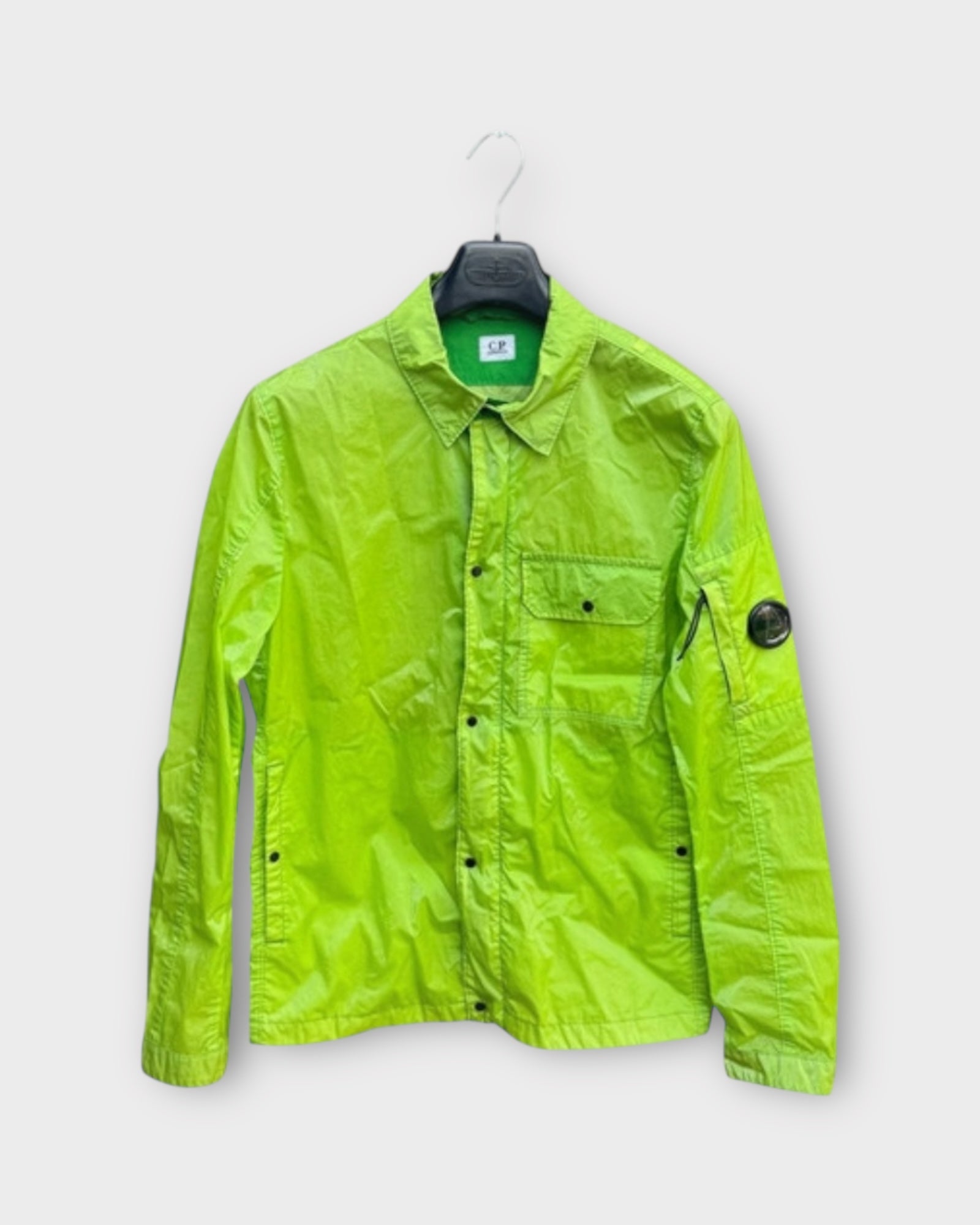 Single Pocket Button Up Cristal Overshirt