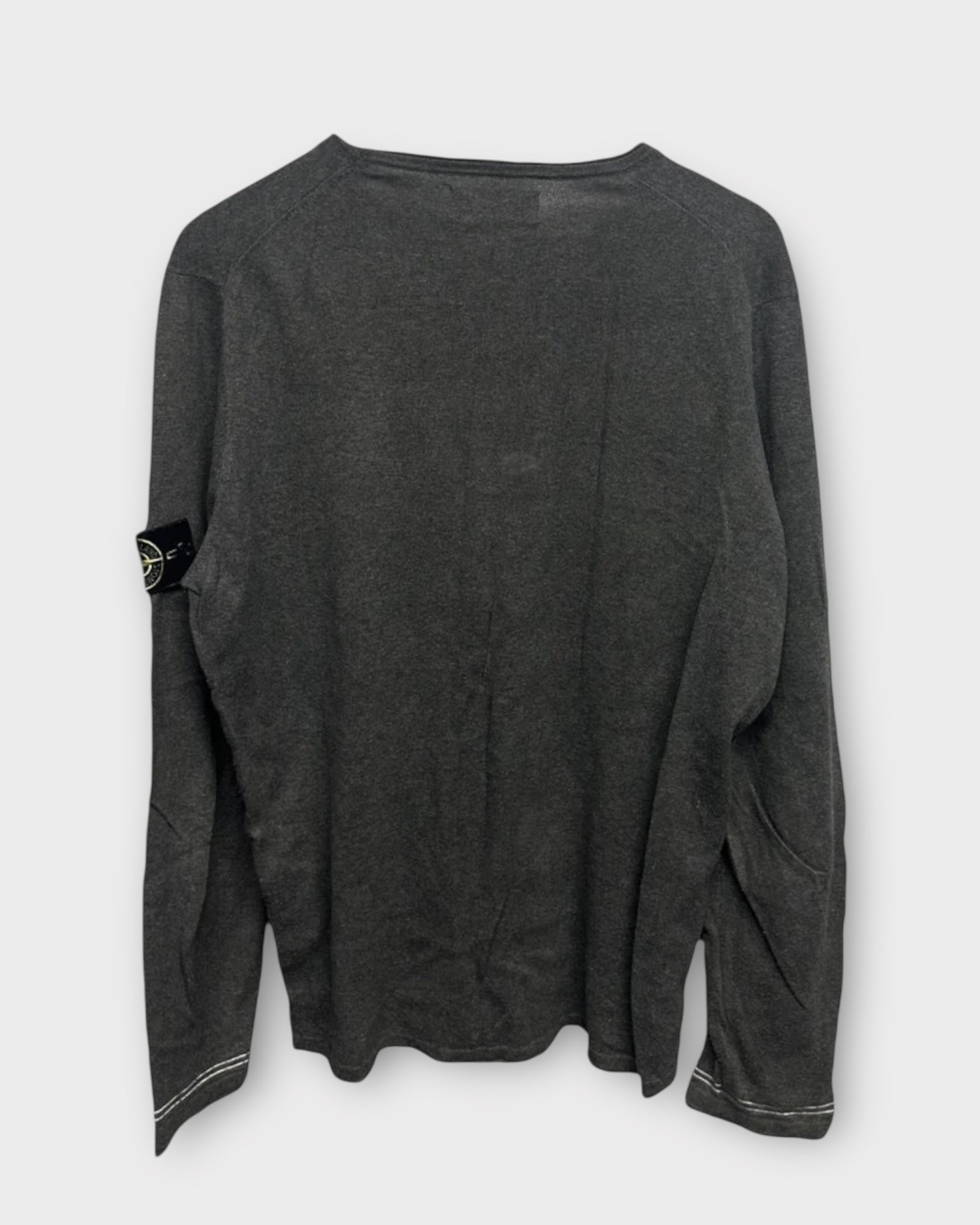 Knit Pullover Badge Jumper