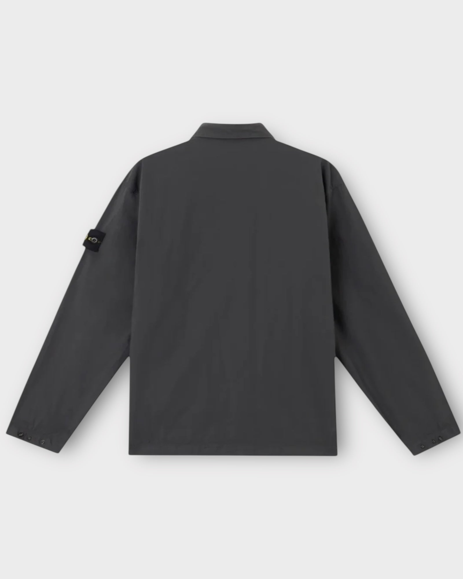 Double Pocket Full Zip Badge Overshirt
