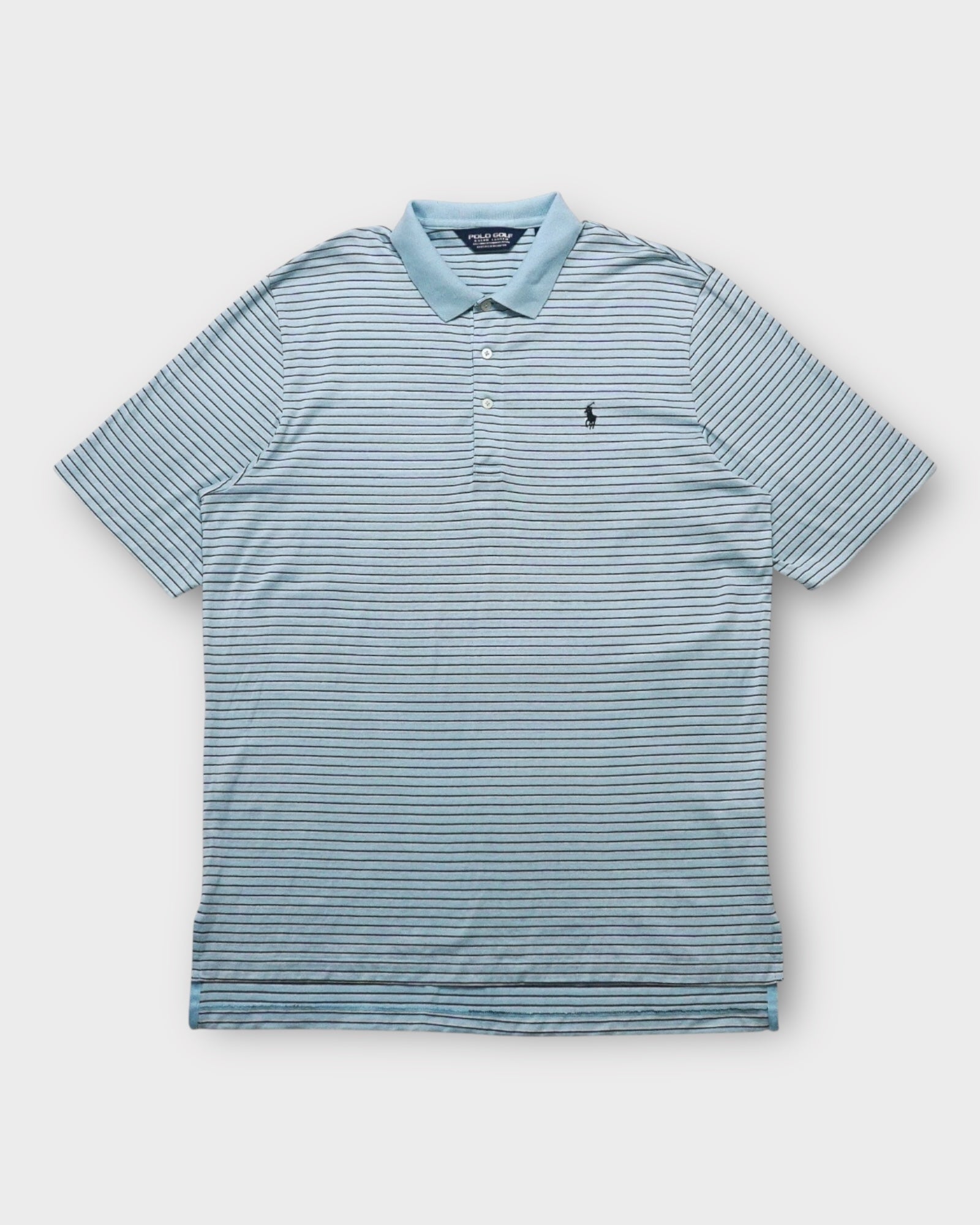 Short Sleeve Classic Fit Thin Striped Polo
