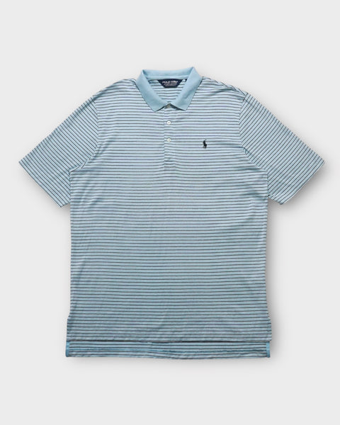 Short Sleeve Classic Fit Thin Striped Polo