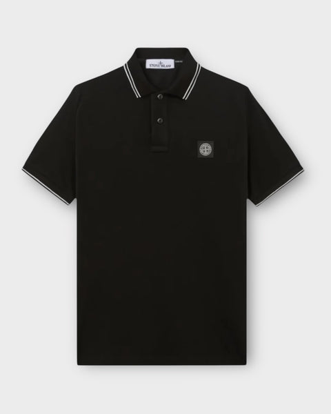 Short Sleeve Patch Logo Polo
