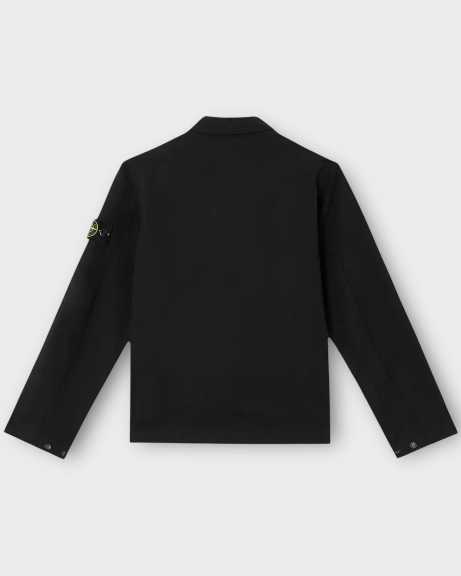 Single Pocket Full Zip Badge Overshirt