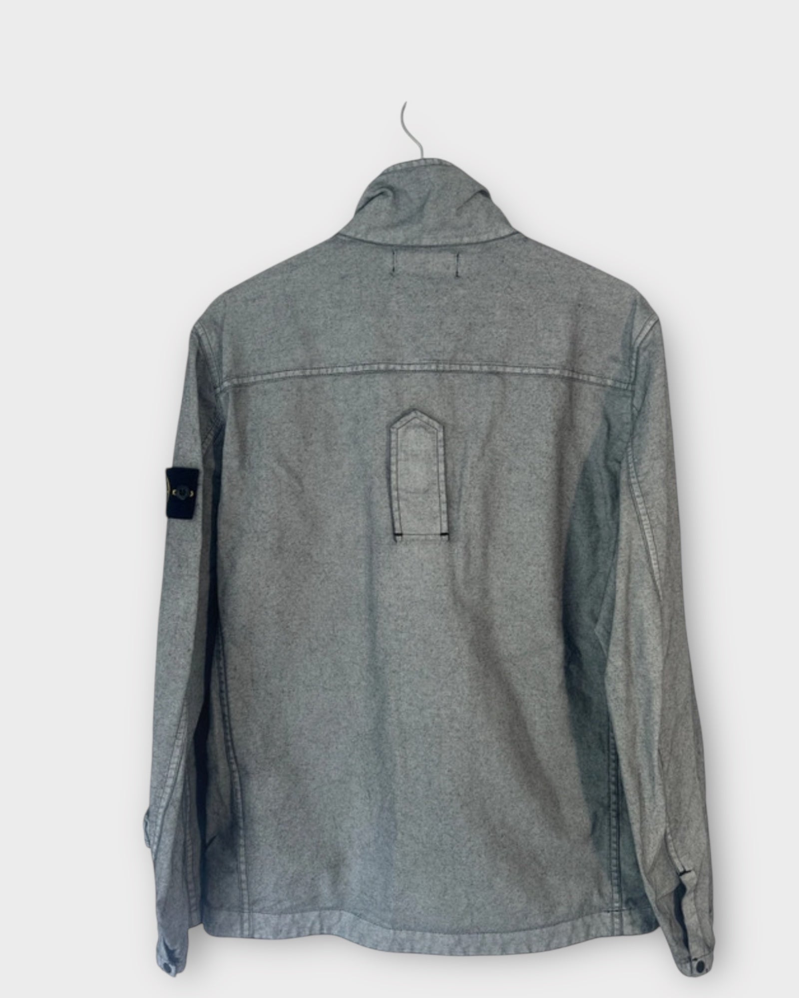 Multi Pocket Canvas Placcato Cargo Jacket