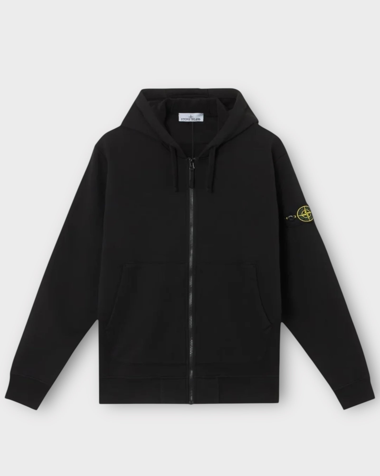 Zip Up Thick Badge Hoodie