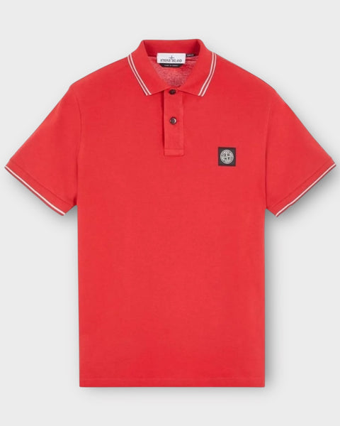 Short Sleeve Patch Logo Polo