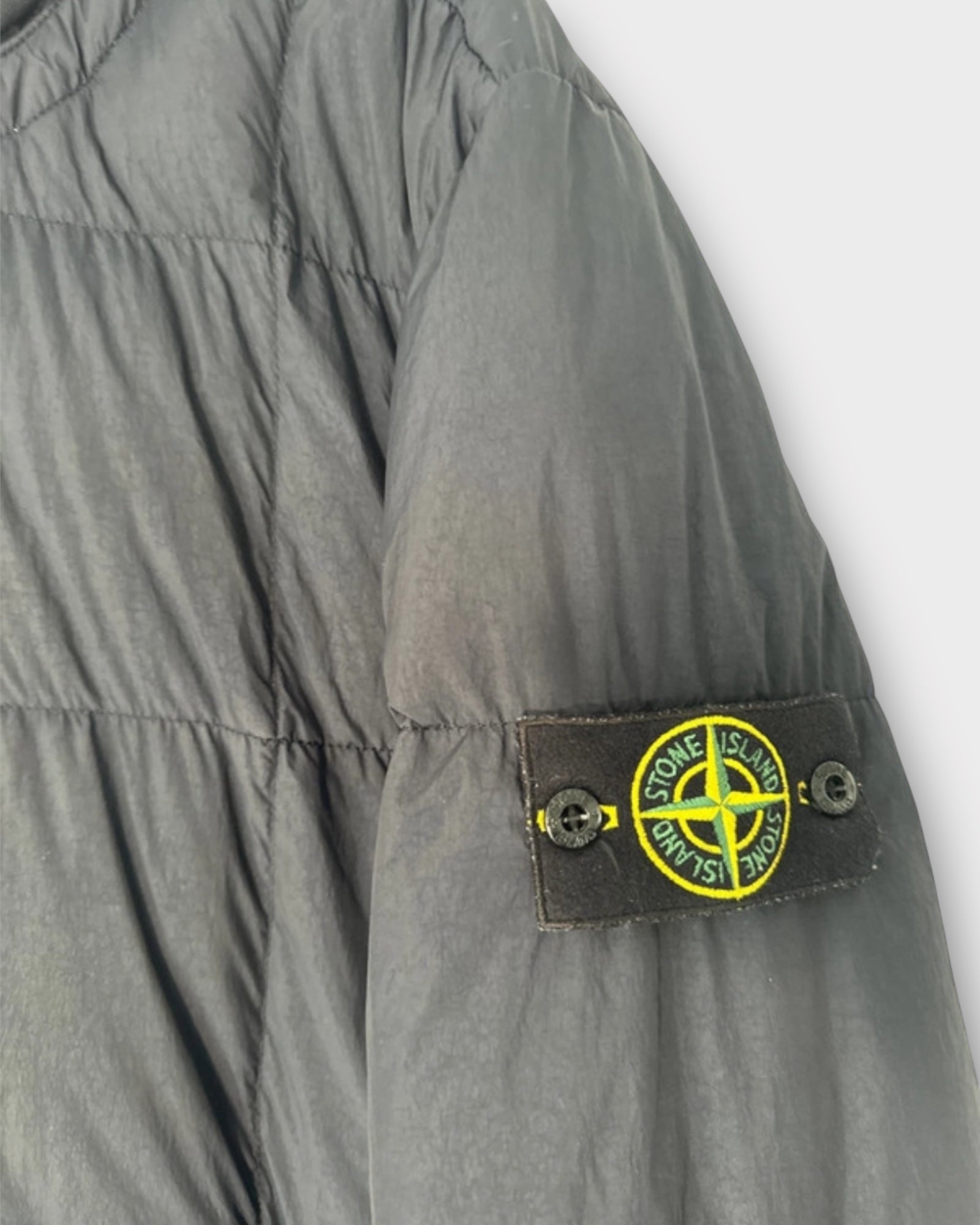 Garment Dyed Crinkle Down Puffer Coat