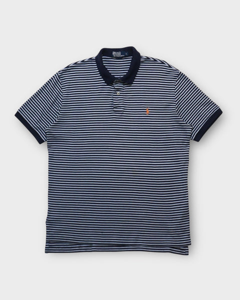 Short Sleeve Traditional Fit Striped Polo