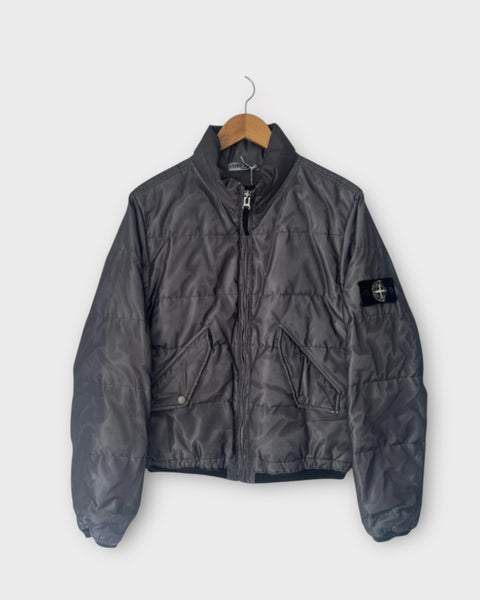 Mesh Reflective Special Process Quilted Jacket