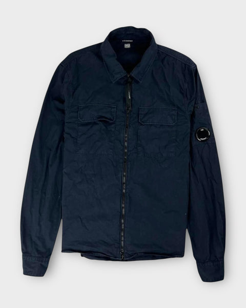 Double Pocket Full Zip Overshirt With Micro Lens