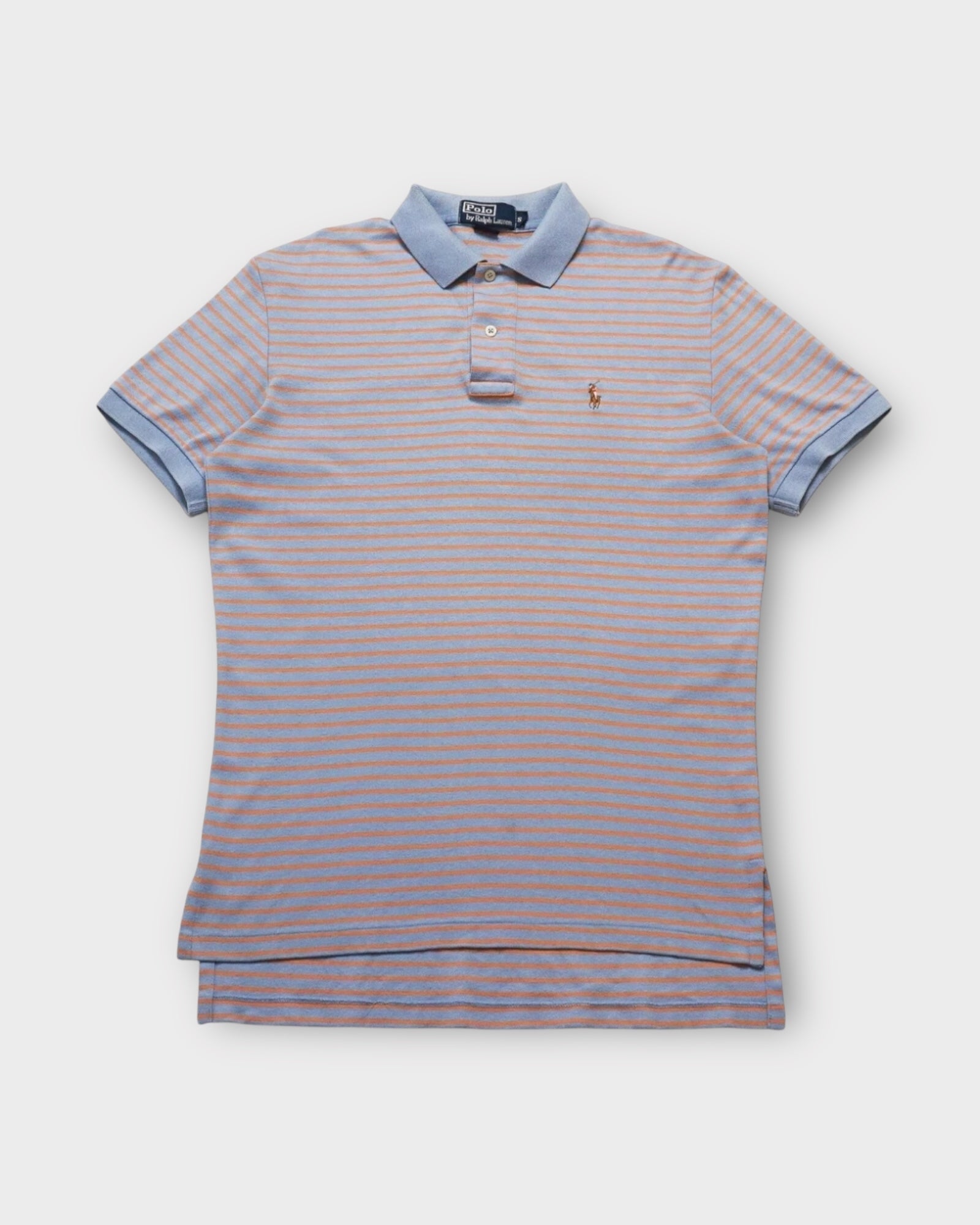 Short Sleeve Custom Fit Striped Polo