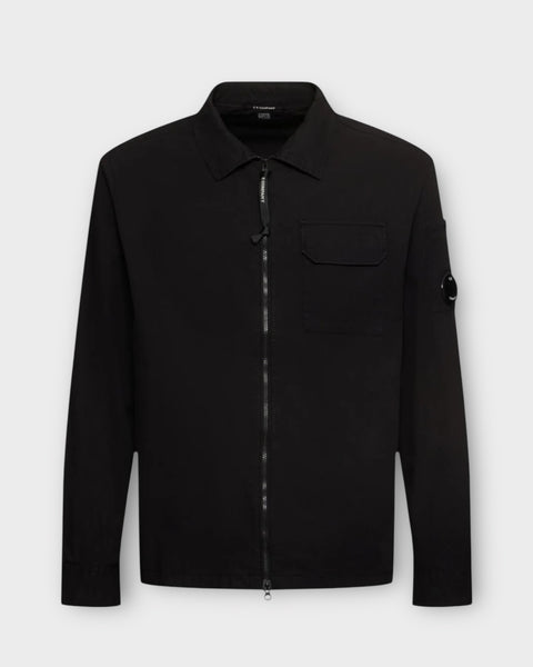 Single Pocket Full Zip Overshirt With Micro Lens