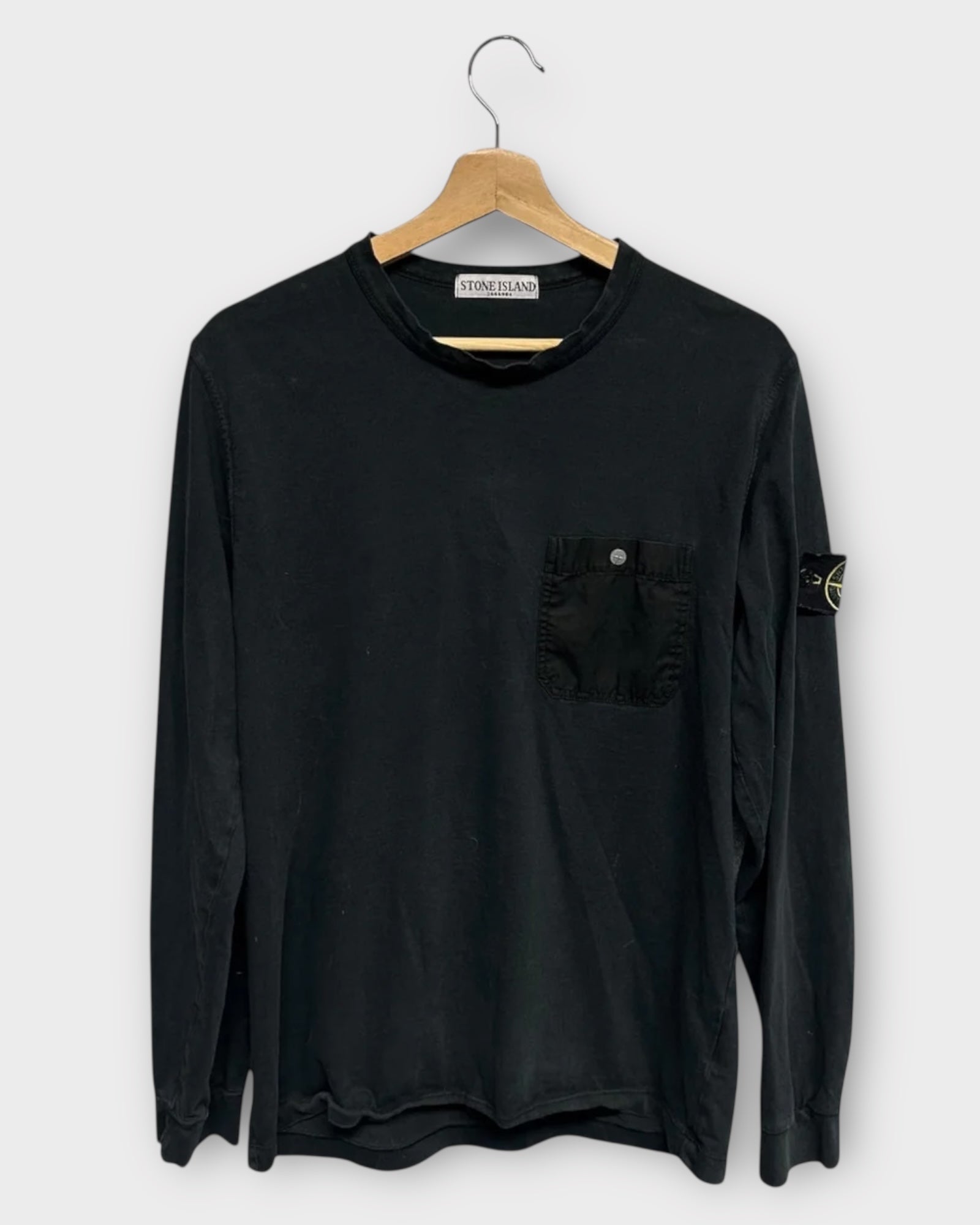 Single Pocket Long Sleeve T-Shirt