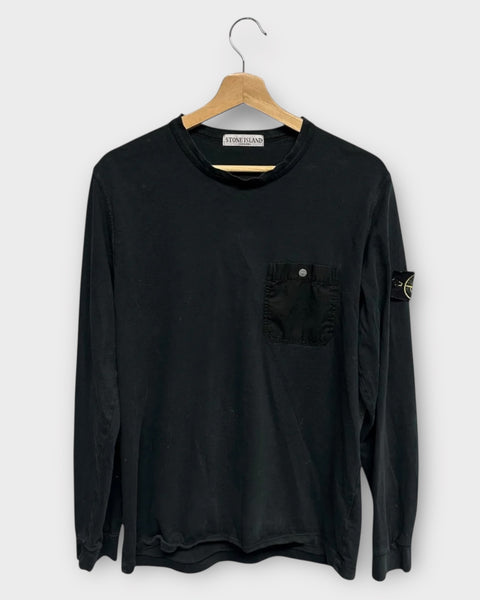 Single Pocket Long Sleeve T-Shirt