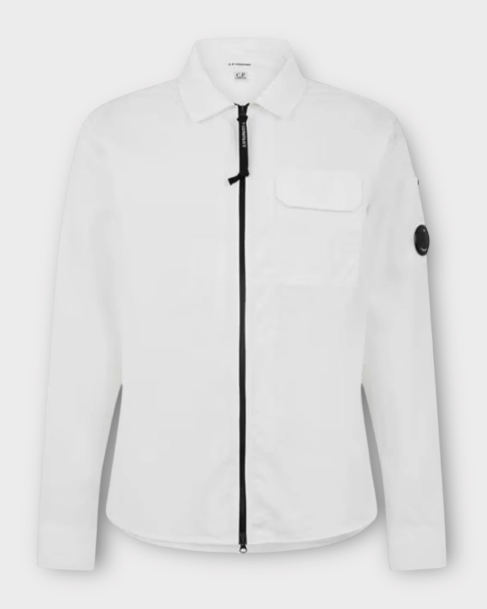 Single Pocket Full Zip Overshirt With Micro Lens